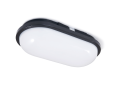 Lampă de canal IP65 LED Torton Oval 20W Negru - Alb neutru (4000K)