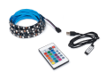 Set bandă LED 5V IP20  IP20 3m - RGB + USB cu telecomandă IR pentru iluminarea de fundal a televizorului