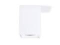 Corp de iluminat halogen fix montat pe zid din aluminu LED Busto S x1 - Alb