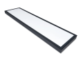 Set Panou pentru tavan casetat LED 120x30 50W - Alb neutru (4000K) + Ramă din aluminiu Negru