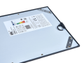 Set Panou pentru tavan casetat LED 120x30 50W - Alb neutru (4000K) + Ramă din aluminiu Negru