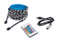 Set bandă LED 5V IP20 5m - RGB + USB cu telecomandă IR pentru iluminarea de fundal a televizorului