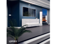 Profil de aluminiu INSO pentru benzile LED - Argintiu brut - 2m