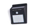 Lampa solară - Aplică de perete LED 3W cu senzor de mișcare și amurg – Alb rece (6000K)