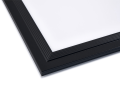 Set complet panou pentru casetă LED 60x60 40W Negru - Alb neutru (4500K) + ramă