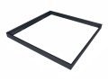 Set complet panou pentru casetă LED 60x60 40W Negru - Alb neutru (4500K) + ramă