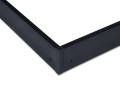 Set complet panou pentru casetă LED 60x60 40W Negru - Alb neutru (4500K) + ramă
