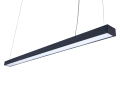 Lampă tavan suspendată LED Linea 40W - Negru - Alb neutru (4500K)