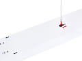 Lampă tavan suspendată LED Linea 40W - Alb - Alb neutru (4500K)