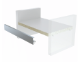 Profil din aluminiu Q18 pentru benzi LED - Argintiu brut - 1m