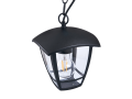 Lampa de fațadă - aplica de grădină - corp de iluminat exterior E27 LED Niko - Atârnată - Neagră