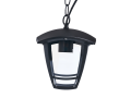 Lampa de fațadă - aplica de grădină - corp de iluminat exterior E27 LED Niko - Atârnată - Neagră