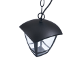 Lampa de fațadă - aplica de grădină - corp de iluminat exterior E27 LED Niko - Atârnată - Neagră