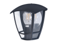 Lampa de fațadă - aplica de grădină - corp de iluminat exterior E27 LED Niko - Montare pe perete - Neagră