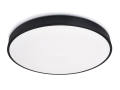 Panou LED rotund montat pe zid LED Big 72W - Negru - Alb neutru (4500K)