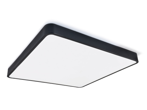 Panou LED pătrat montat pe zid LED Big 72W - Negru - Alb neutru (4500K)
