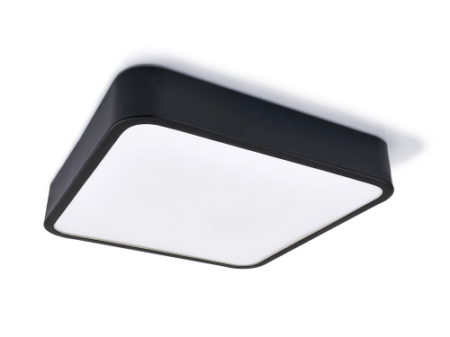 Panou pătrat montată pe zid cu senzor de mișcare și amurg LED Big 24W - Negru - Alb neutru (4500K)