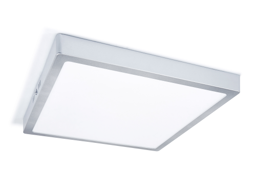 Panou LED pătrat montat pe zid Classic 24W - Argintiu - Alb neutru (4500K)