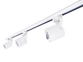 Set Steka Cubo lampă pe șină LED GU10 x3 + șină conductor 1.5m - Alb
