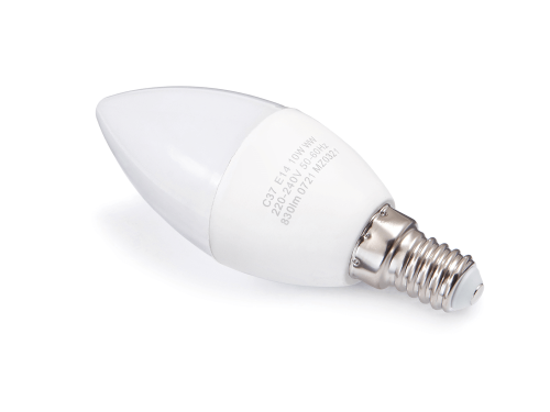 Bec LED E14 10W C37 - Alb neutru (4500K)
