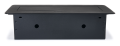 Priza încastrată în blatul biroului cu 2 prize și 2x USB 2.1 Multibox 2 - pentru benzi LED - Neagră