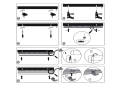 Set: 1x Corp de iluminat ermetic 2x150cm + 2x Tub LED 24W - Alb neutru (4500K)