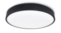 Panou LED rotund montat pe zid LED Big 48W - Negru - Alb neutru (4500K)
