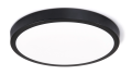 Panou LED rotund montat pe zid Classic 24W - Negru - Alb neutru (4500K)