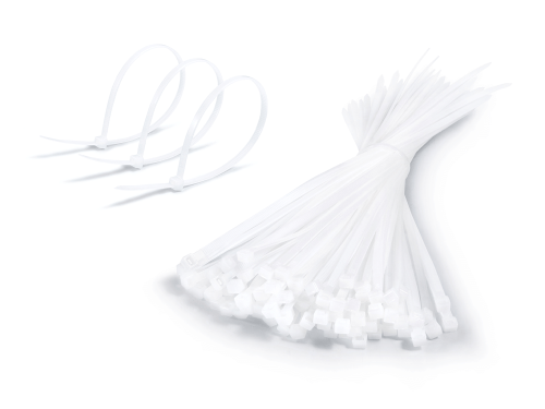 Bransă pentru cabluri 4.6x250mm - Albă - 100 buc