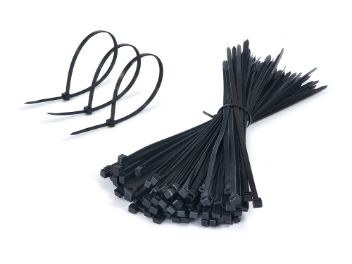 Banda de cablu de strangulare 4.6x250mm - Neagră - 100 buc