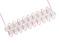 Modulul LED 5630 IP68 2.16W - Samsung - Alb rece (11000K) - 5 ani de garanție