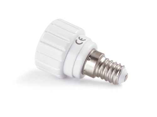 Adaptor pentru becuri LED - trecere de la soclul E14 la soclul GU10.