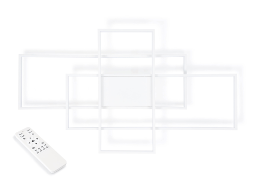 Lampă de tavan - perete LED GX Hydra 126W – Alb - Multialb (3000-6000K) + telecomandă