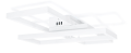 Lampă de tavan - perete LED GX Orion 72W – Alb - Multialb (3000-6000K) + telecomandă