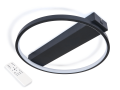 Lampă de tavan - perete LED GX Taurus 33W - Negru - Multialb (3000-6000K) + telecomandă
