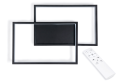 Lampă de tavan - perete LED Toledo 48W Negru - Multialb (3000-6000K) + telecomandă