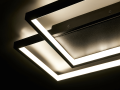 Lampă de tavan - perete LED Toledo 48W Negru - Multialb (3000-6000K) + telecomandă