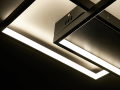 Lampă de tavan - perete LED Toledo 48W Negru - Multialb (3000-6000K) + telecomandă