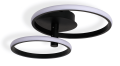 Lampă de tavan - perete LED Toronto 40W Negru - Multialb (3000-6000K) + telecomandă