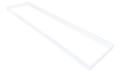 Set Panou pentru tavan casetat LED 120x30 50W - Alb rece (6500K) + Ramă din aluminiu alb