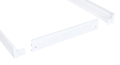 Rama pentru panoul LED pentru tavan casetat 120x30 - Aluminiu - Alb