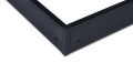 Rama pentru panoul LED pentru tavan casetat 120x30 - Aluminiu - Negru