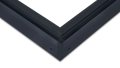 Rama pentru panoul LED pentru tavan casetat 120x30 - Aluminiu - Negru