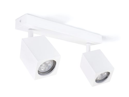 Corp de iluminat halogen de suprafață pentru perete și tavan LED Quantus x2 - Alb