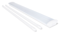 Set: 1x Carcasă cu abajur 2x120cm + 2x Tub LED 18W - Alb rece (6000K)