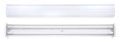 Set: 1x Carcasă cu abajur 2x120cm + 2x Tub LED 18W - Alb rece (6000K)