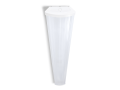 Set: 1x Carcasă cu abajur 2x120cm + 2x Tuburi LED 18W - Alb cald (3000K)