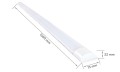 Panou montat pe zid LED Slim 50W 1.5m - Alb - Alb neutru (4500K)
