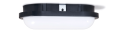 Lampă de canal IP65 LED Torton Oval 15W Negru - Alb neutru (4000K)