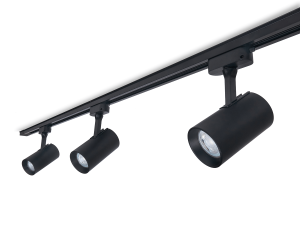 Set Steka Ductus Lampă pe șină LED GU10 x3 + șină-cablu 1.5m - Negru